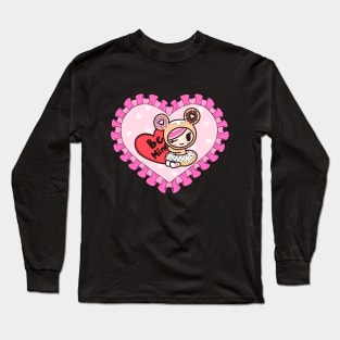 Be Mine Donut Girl Long Sleeve T-Shirt